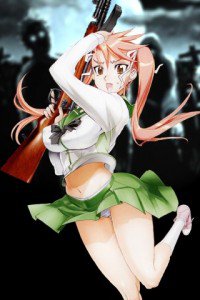 Highschool of the Dead.Gakuen Mokushiroku.320x480 Saya Takagi