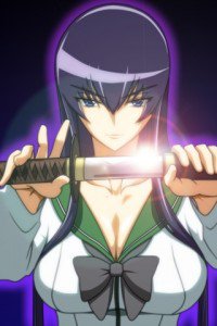 Highschool of the Dead.Gakuen Mokushiroku.320x480.Saeko Busujima