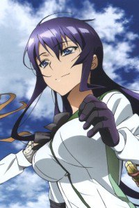 Highschool of the Dead.Gakuen Mokushiroku.320x480.Saeko Busujima