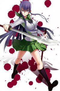 Highschool of the Dead.Gakuen Mokushiroku.320x480.Saeko Busujima