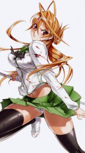 Highschool of the Dead.Gakuen Mokushiroku.360x640.Rei Miyamoto