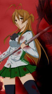 Highschool of the Dead.Gakuen Mokushiroku.360x640.Rei Miyamoto