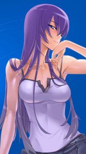 Highschool of the Dead.Gakuen Mokushiroku.360x640.Saeko Busujima