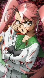 Highschool of the Dead.Gakuen Mokushiroku.360x640.Saya Takagi 