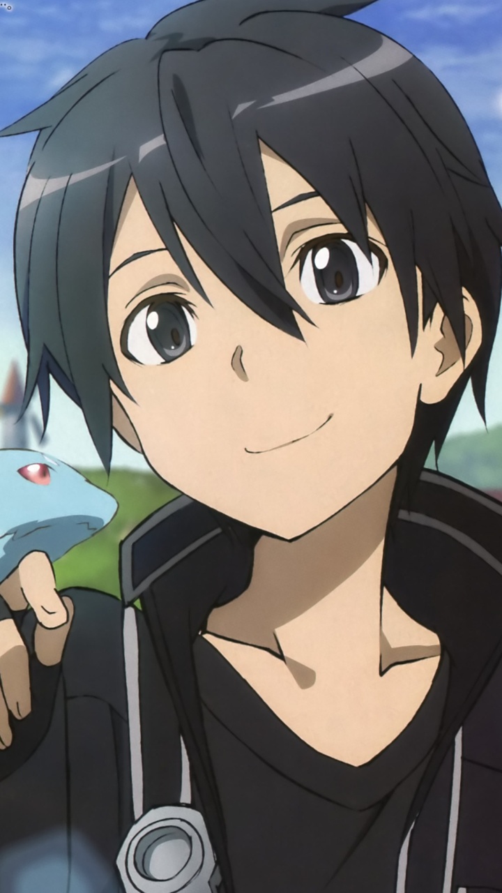 Sword Art Online.Kirito Sony LT26i Xperia S wallpaper.720x1280