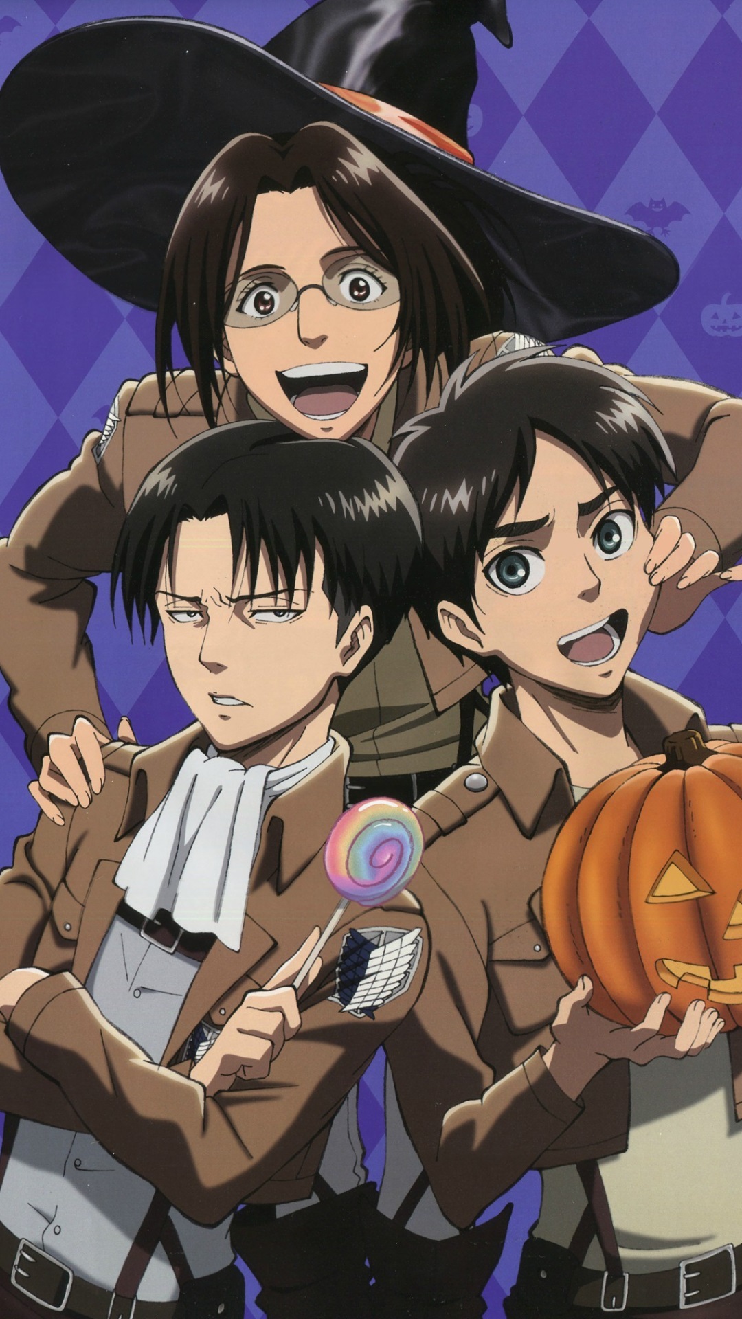 Shingeki no Kyojin Eren Jaeger Levi RivailleHanji Zoe