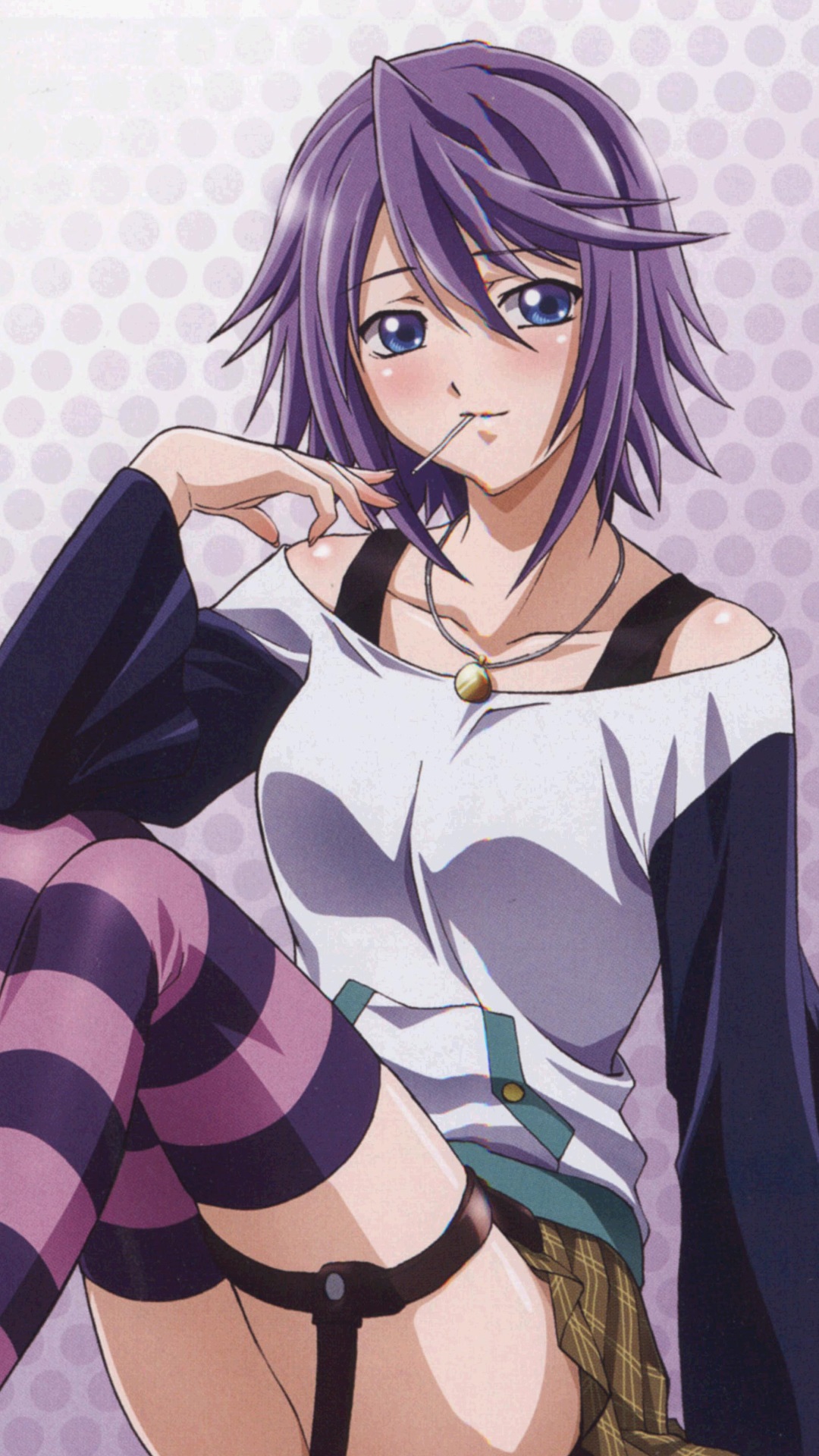 Rosario Plus Vampire Mizore Shirayuki Iphone Plus Wallpaper X