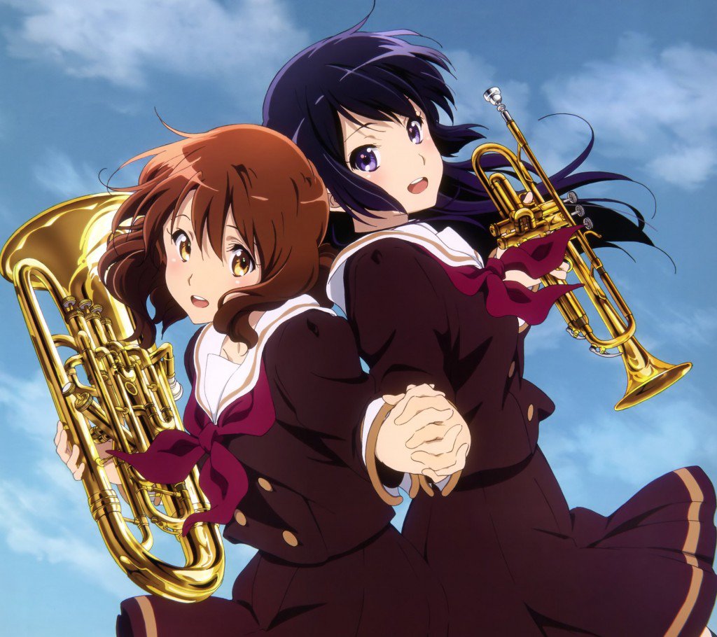 Hibike Euphonium Kumiko Oumae Reina Kousaka Android Wallpaper Kawaii Mobile