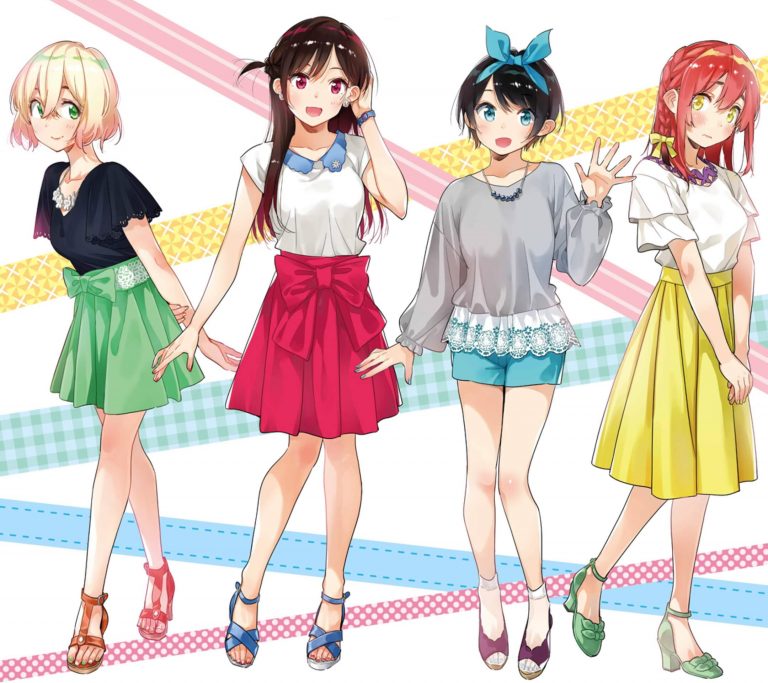 Kanojo Okarishimasu Chizuru Mizuhara Mami Nanami Ruka Sarashina Sumi Sakurasawa