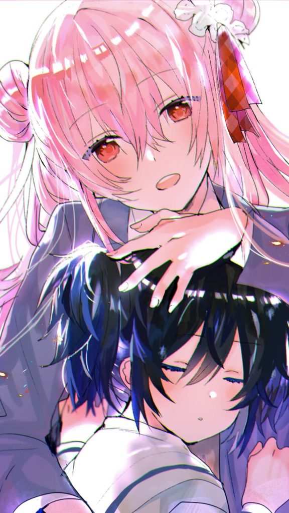 Happy Sugar Life Satou Matsuzaka Shio Kobe Iphone Plus Wallpaper