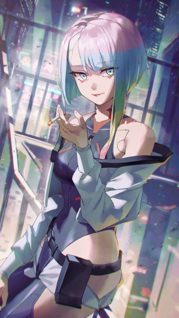 Cyberpunk Edgerunners Lucyna Kushinada Kawaii Mobile