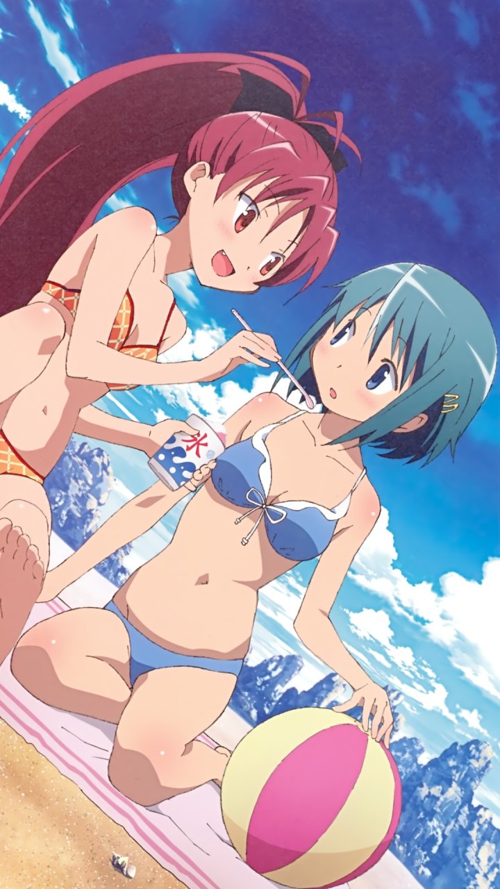 Kyoko Sakura and Sayaka Miki Kyoko Sakura and Sayaka Miki
