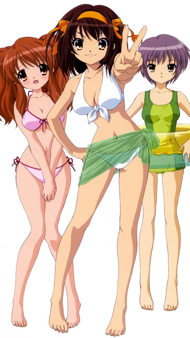Haruhi Suzumiya, Mikuru Asahina, Yuki Nagato Haruhi Suzumiya, Mikuru Asahina, Yuki Nagato