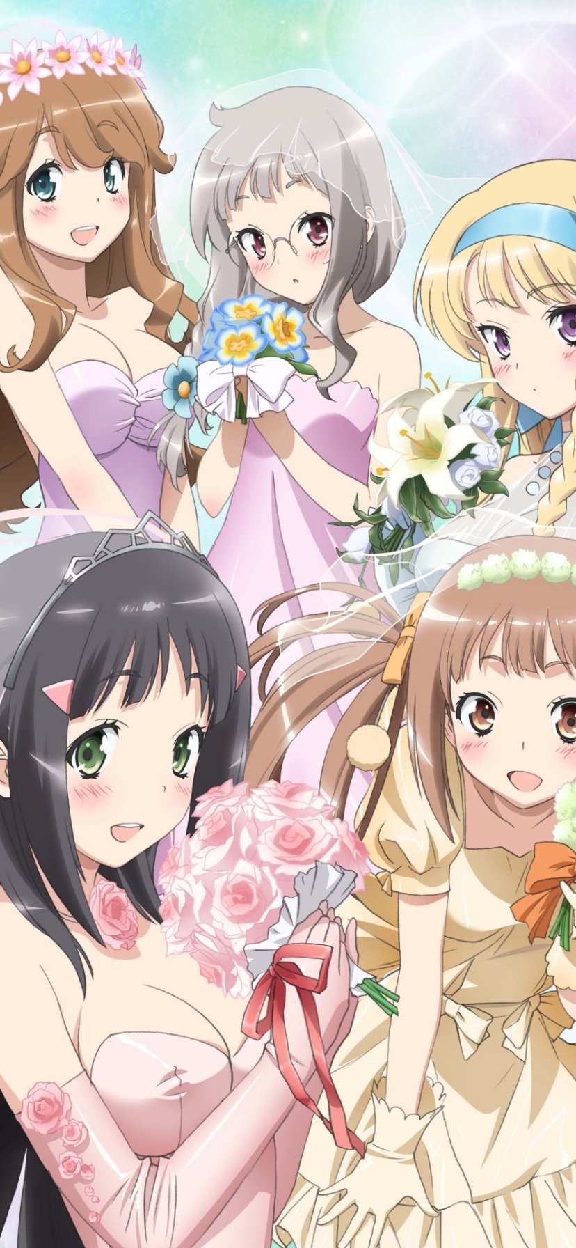 Konoe Tsuruma, Mana Tendou, Mei Sagara, Miyabi Kannagi, Rinka Kunitachi