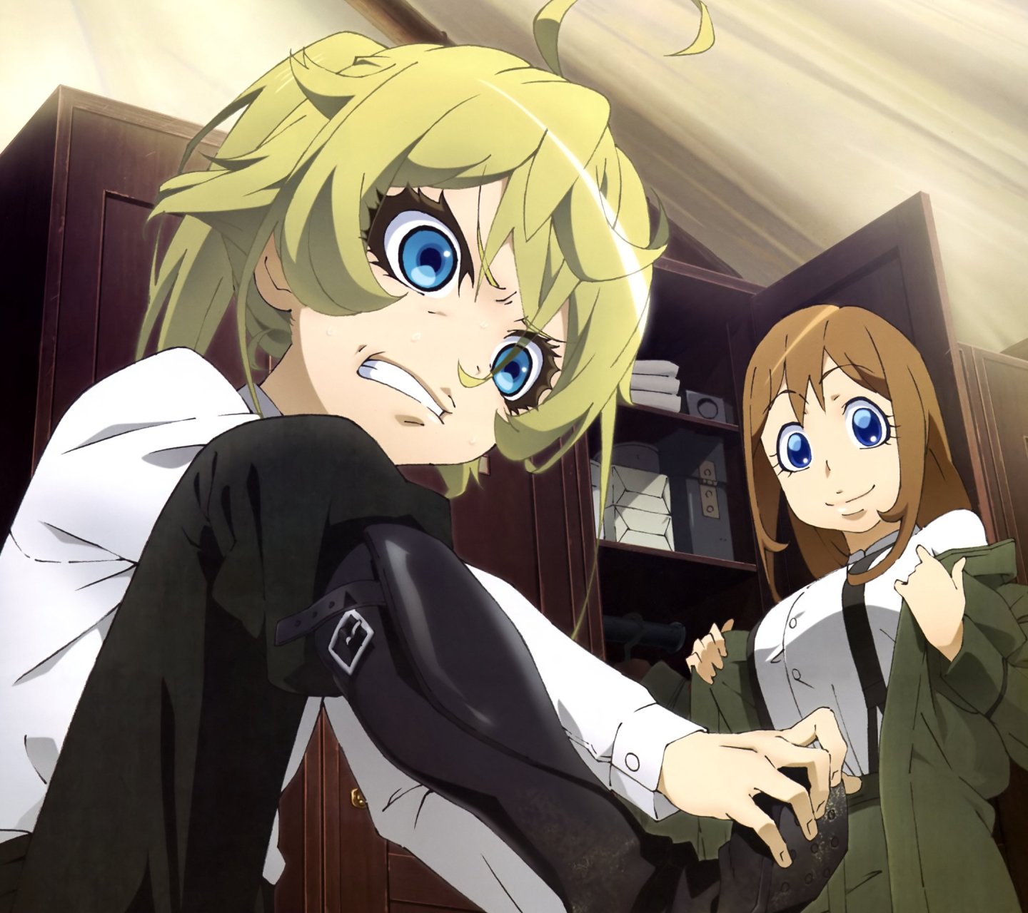 Tanya von Degurechaff and Viktoriya Ivanovna Serebryakov Tanya von Degurechaff and Viktoriya Ivanovna Serebryakov