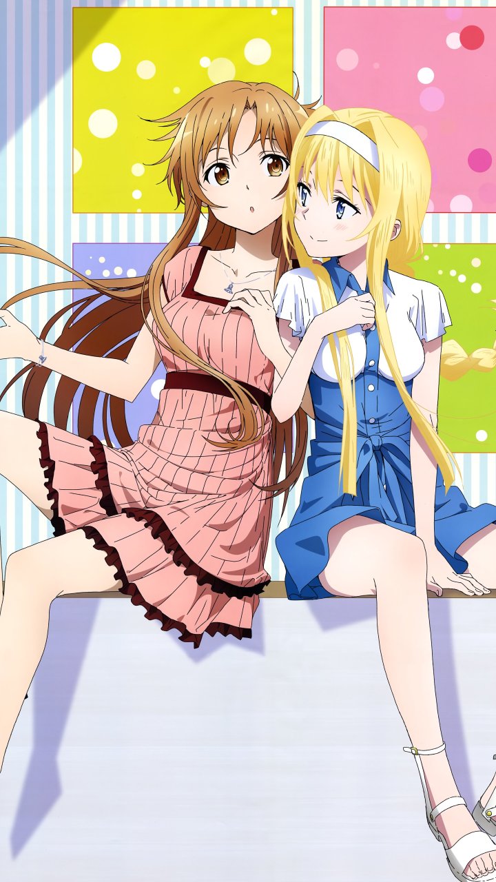 Alice Zuberg and Asuna Alice Zuberg and Asuna