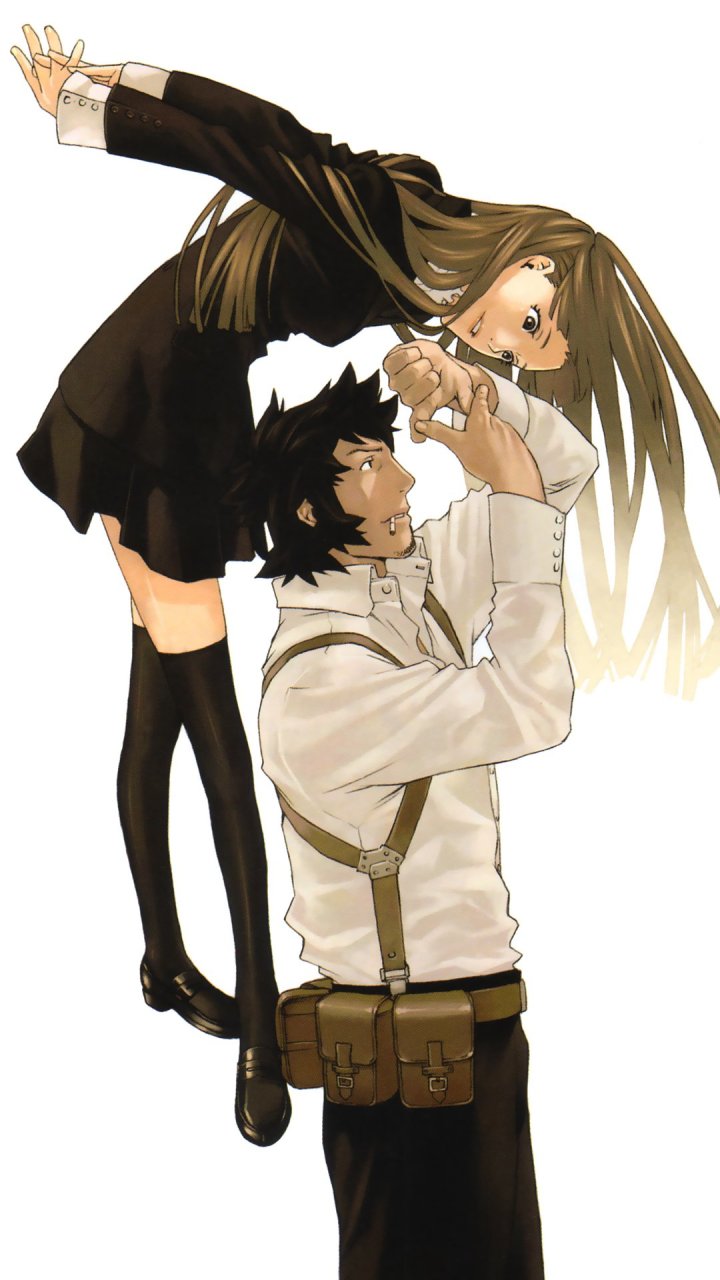 Kagura Tennozu and Tatsumi Saiga Kagura Tennozu and Tatsumi Saiga