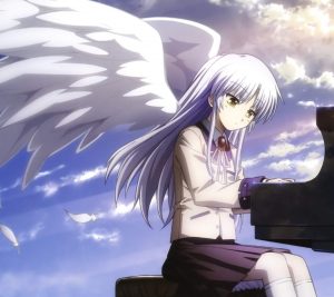 Angel Beats Kanade Tachibana.Android wallpaper 2160x1920