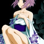 The Melancholy of Haruhi Suzumiya.Yuki Nagato 20 IPhone 320x480