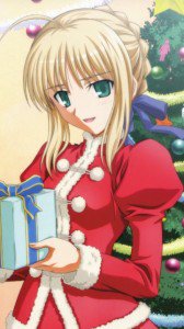 Merry Christmas.Fate-Stay Night.360x640