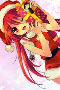 Merry Christmas.Shakugan no Shana.320x480