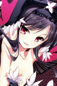 Accel World.Black Snow Princess Kuroyukihime Black Lotus.320x480 (3)