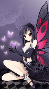 Accel World.Black Snow Princess Kuroyukihime Black Lotus.360x640 (17)