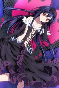 Accel World.Black Snow Princess Kuroyukihime Black Lotus.640x960