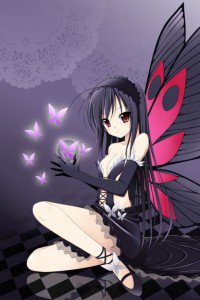 Accel World.Black Snow Princess Kuroyukihime Black Lotus.640x960 (22)