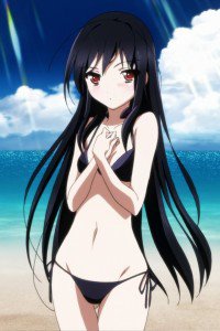 Accel World.Black Snow Princess Kuroyukihime Black Lotus.640x960 (23)