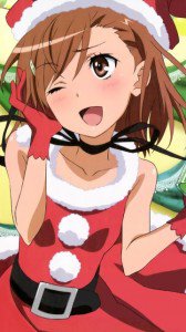 Christmas anime wallpaper.Nokia 5800 wallpaper.360x640 (1)