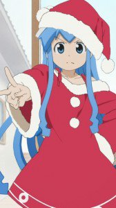 Christmas anime wallpaper.Nokia X6 wallpaper.360x640