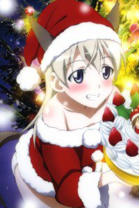 Christmas anime wallpaper.Strike Witches iPhone 4 wallpaper.640x960 (1)