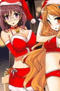 Christmas anime wallpaper.iPhone 3G wallpaper.320x480 (1)