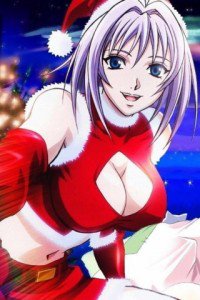 Christmas anime wallpaper.iPhone 3G wallpaper.320x480
