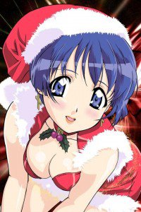 Christmas anime wallpaper.iPhone 4 wallpaper.640x960 (1)