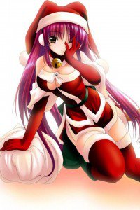 Christmas anime wallpaper.iPhone 4 wallpaper.640x960 (10)