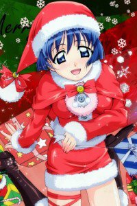Christmas anime wallpaper.iPhone 4 wallpaper.640x960 (2)