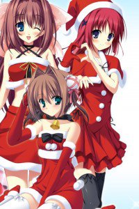 Christmas anime wallpaper.iPhone 4 wallpaper.640x960 (3)