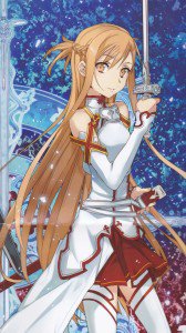 Sword Art Online.Asuna Sony LT26i Xperia S wallpaper.720x1280