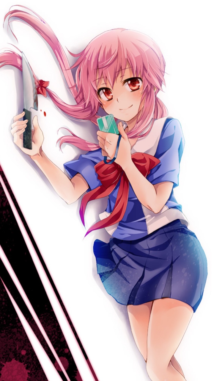 anime girls, yandere, Mirai Nikki, Gasai Yuno - wallpaper #150214