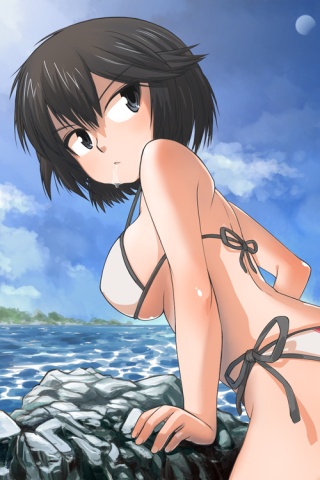 Urabe Mikoto, Mysterious Girlfriend X, anime girls, bikini