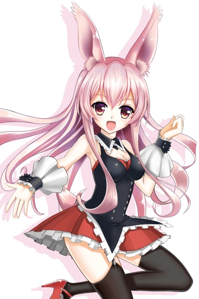 Mondaiji-tachi ga Isekai Kara Kuru Sō Desu yo, Kuro Usagi, Pink, Black  Rabbit, HD wallpaper