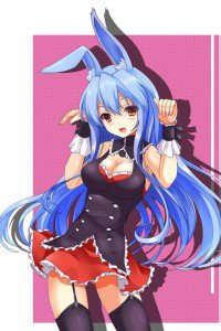 Mondaiji-tachi ga Isekai Kara Kuru So Desu yo.Black Rabbit iPhone 4 wallpaper.640x960 (6)