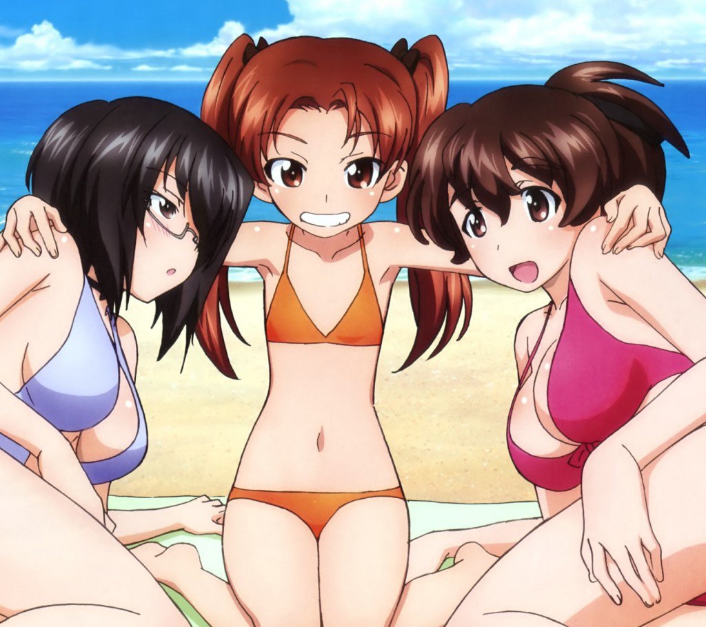 Girls Und Panzer Anzu Kadotani Momo Kawashima Yuzu Koyama Android