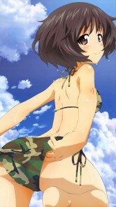 Girls und Panzer.Yukari Akiyama Samsung Ativ S Neo wallpaper.720x1280