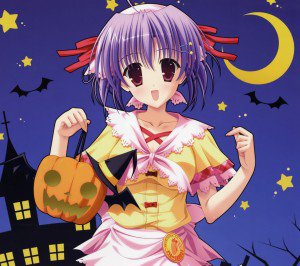 Anime Halloween 2013.Android wallpaper.2160x1920