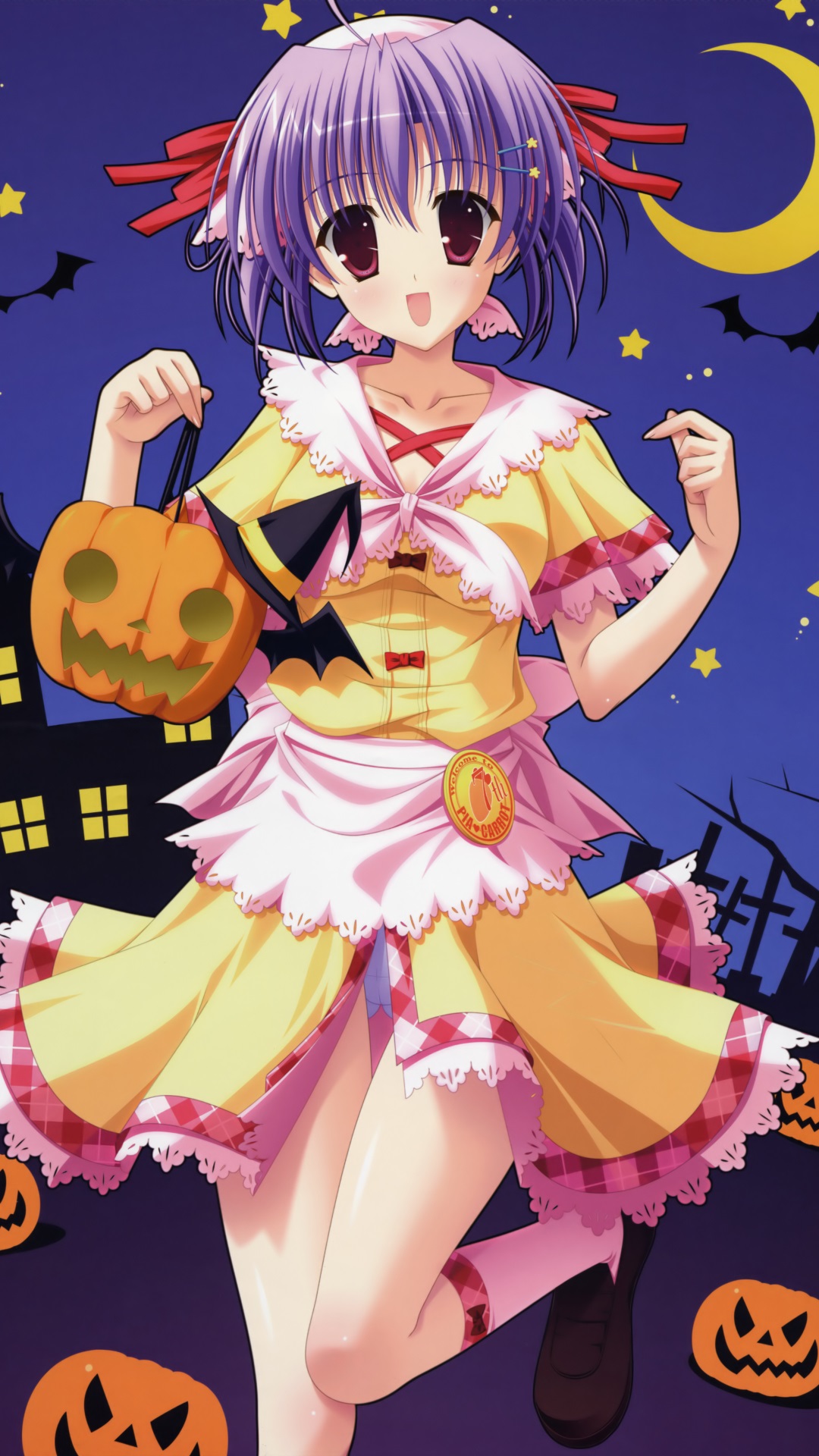 Anime Halloween 2013.HTC One wallpaper.1080×1920 – Kawaii Mobile