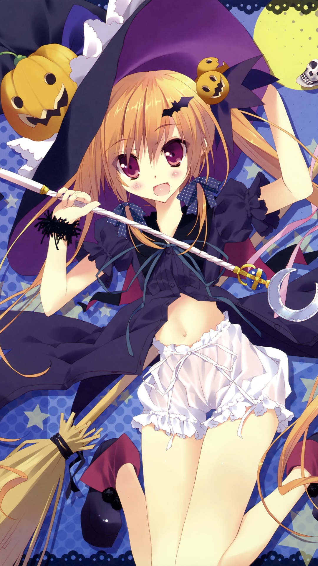 Anime Halloween 2013.Magic THL W8 wallpaper.1080×1920 - Kawaii Mobile