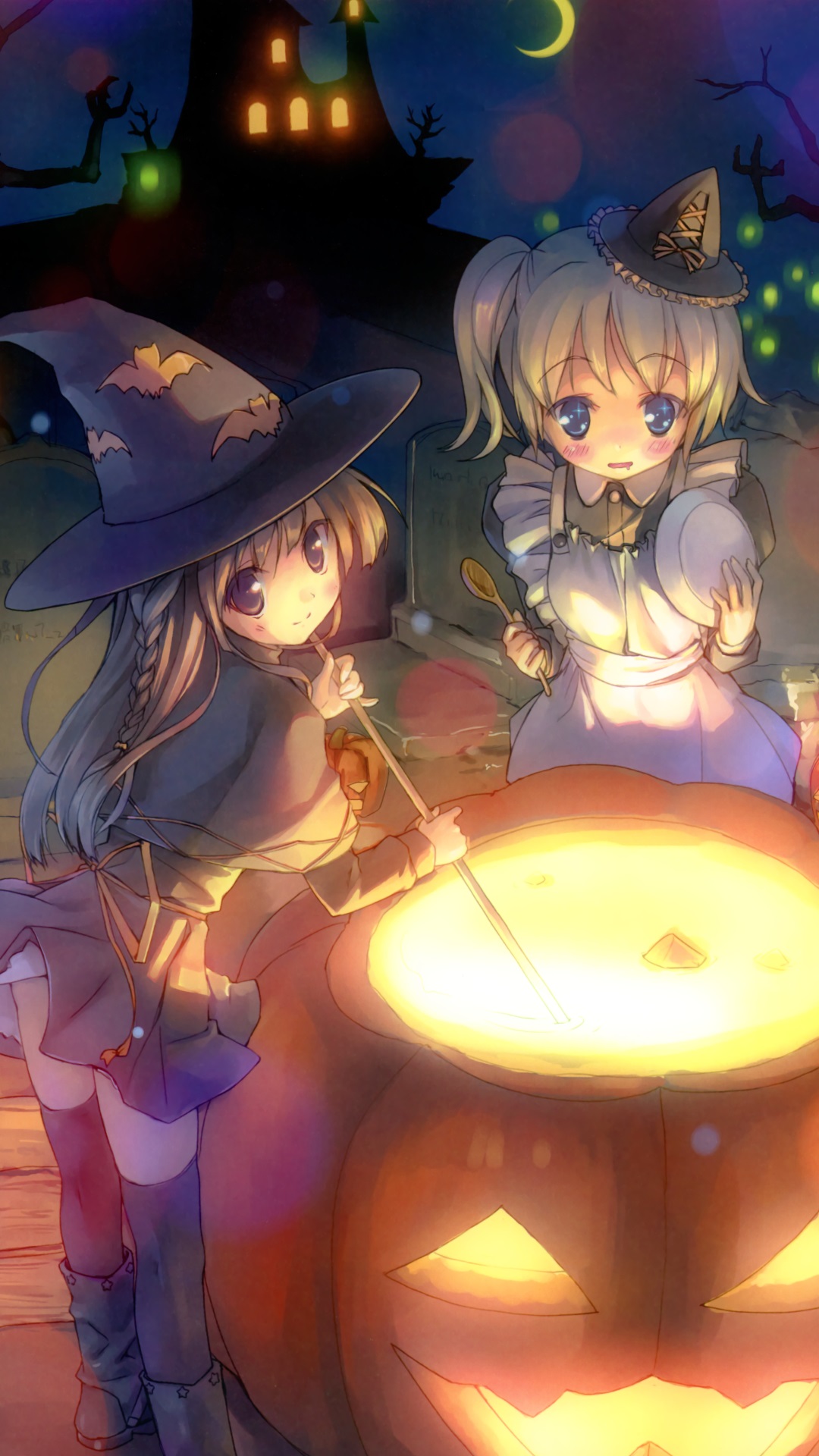 Anime Halloween 2013.Magic THL W9 wallpaper.1080×1920 – Kawaii Mobile